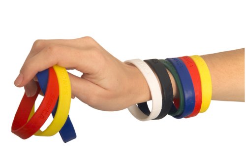 Plastic Water-Resistant Wristbands 1/2